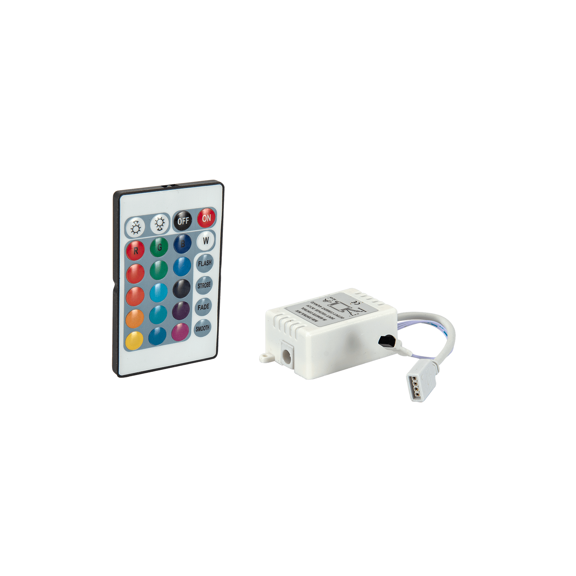Controlador RGB con Mando a Distancia 12V/24V Max. 6A ASLO ASCRGB6